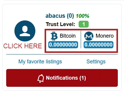 How to deposit funds Guide on Abacus Market Image - 1
